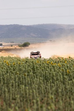 İspanya'da rekabet te yarış kamyonu