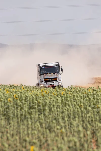 İspanya'da rekabet te yarış kamyonu