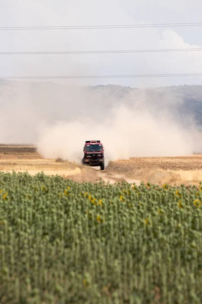 Tävlings Lastbil Konkurrens Spanien — Stockfoto