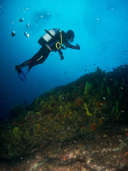 Okręt Podwodny Pod Oceanem — Zdjęcie stockowe