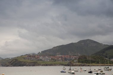 Deniz taşlarının ve kumların doğal manzarası
