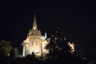 Gece şehri ışıklarıyla