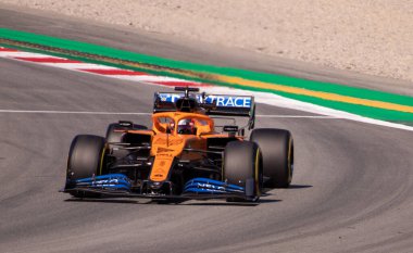 İspanya 'da bir yarış devresi.