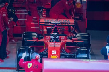 İspanya 'da bir yarış devresi.