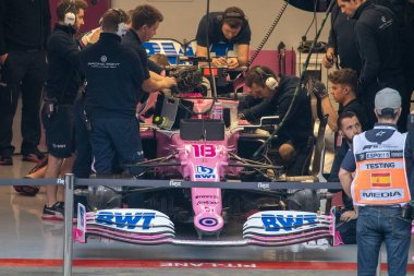 İspanya 'da bir yarış devresi.