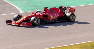 İspanya 'da bir yarış devresi.