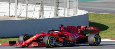 İspanya 'da bir yarış devresi.