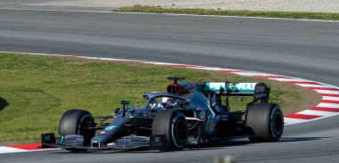 İspanya 'da bir yarış devresi.