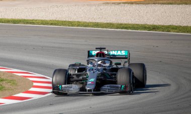 İspanya 'da bir yarış devresi.