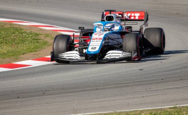 İspanya 'da bir yarış devresi.