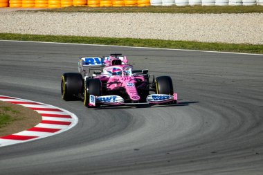 İspanya 'da bir yarış devresi.