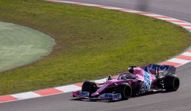 İspanya 'da bir yarış devresi.