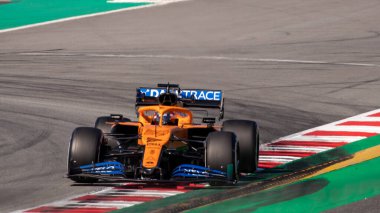 İspanya 'da bir yarış devresi.