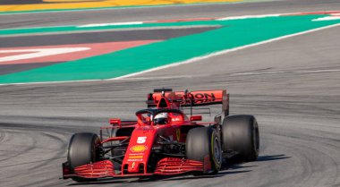 İspanya 'da bir yarış devresi.