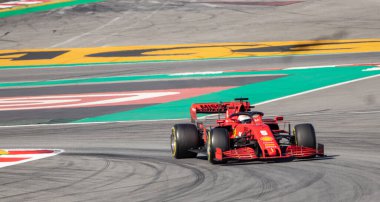 İspanya 'da bir yarış devresi.