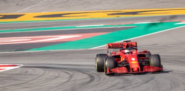 İspanya 'da bir yarış devresi.