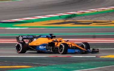 İspanya 'da bir yarış devresi.