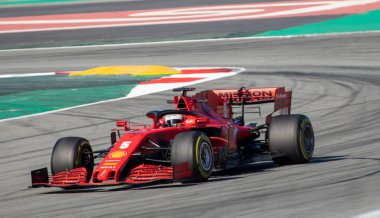 İspanya 'da bir yarış devresi.