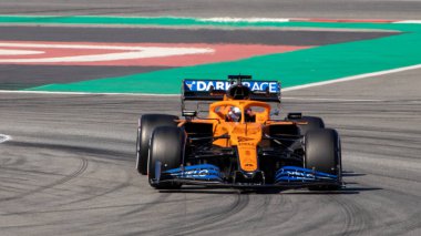 İspanya 'da bir yarış devresi.