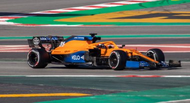 İspanya 'da bir yarış devresi.