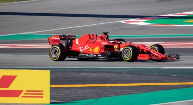 İspanya 'da bir yarış devresi.