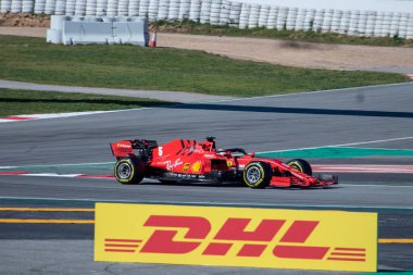 İspanya 'da bir yarış devresi.