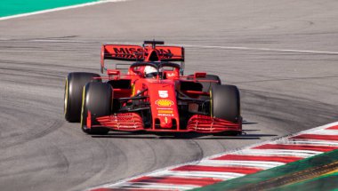 İspanya 'da bir yarış devresi.