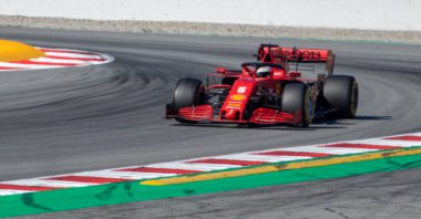 İspanya 'da bir yarış devresi.