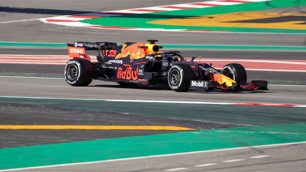 Fórmula Circuito Corrida Espanha — Fotografia de Stock