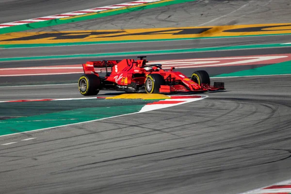 Formula Circuito Corse Spagna Fotografia Stock