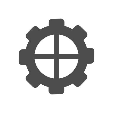 Dişli Vektör Simgesi şablonu