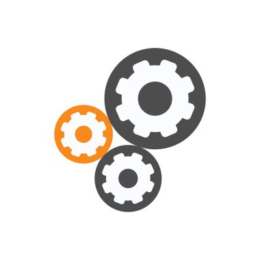 Dişli Vektör Simgesi şablonu