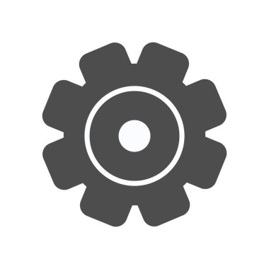 Dişli Vektör Simgesi şablonu