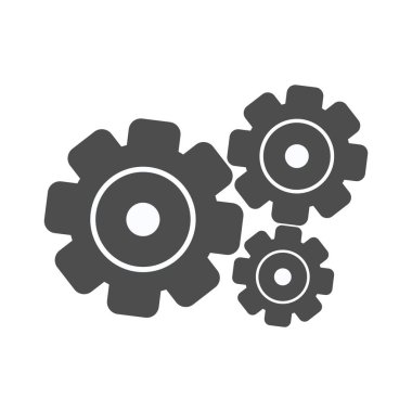 Dişli Vektör Simgesi şablonu