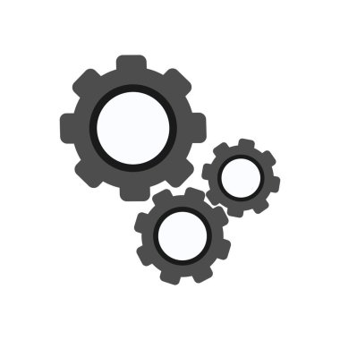 Dişli Vektör Simgesi şablonu