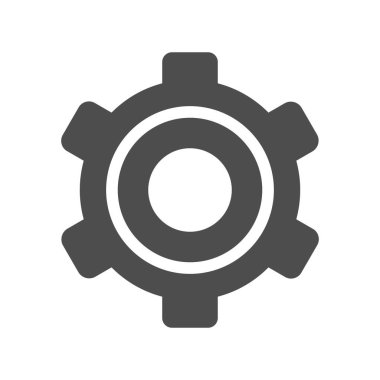 Dişli Vektör Simgesi şablonu