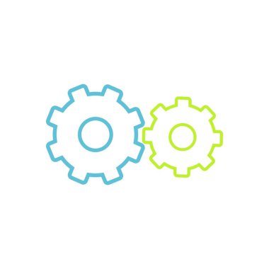 Dişli Vektör Simgesi şablonu