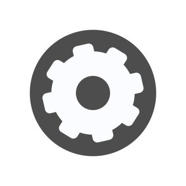 Dişli Vektör Simgesi şablonu