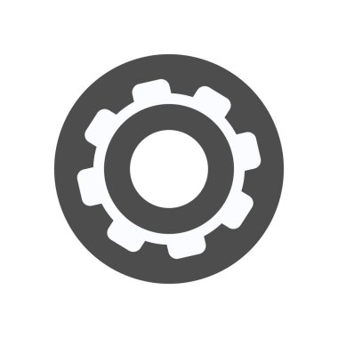 Dişli Vektör Simgesi şablonu