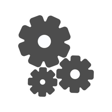 Dişli Vektör Simgesi şablonu