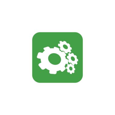 Dişli Vektör Simgesi şablon tasarımı