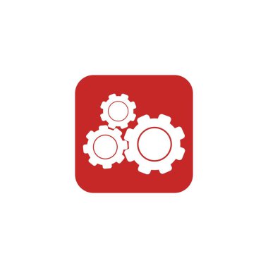 Dişli Vektör Simgesi şablon tasarımı