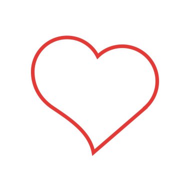 Grafik kırmızısı kalpler ikonu sever. Bir çift romantik aşk kalbi. vektör çizim şablonu