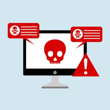 Hacker etkinlik bilgisayarı. Cep telefonu vektörü, zararlı yazılım konsepti, spam verisi, dolandırıcılık internet hatası, güvensiz bağlantı, çevrimiçi dolandırıcılık, virüs uyarısı