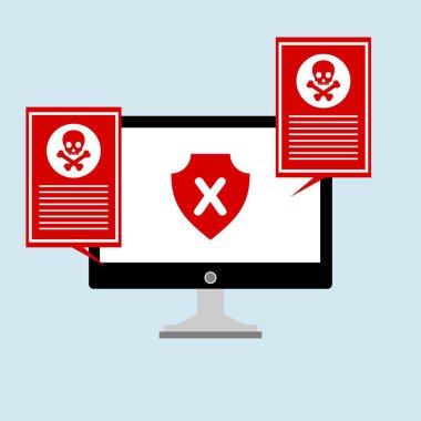 Hacker etkinlik bilgisayarı. Cep telefonu vektörü, zararlı yazılım konsepti, spam verisi, dolandırıcılık internet hatası, güvensiz bağlantı, çevrimiçi dolandırıcılık, virüs uyarısı