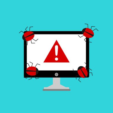 Hacker etkinlik bilgisayarı. Cep telefonu vektörü, zararlı yazılım konsepti, spam verisi, dolandırıcılık internet hatası, güvensiz bağlantı, çevrimiçi dolandırıcılık, virüs uyarısı