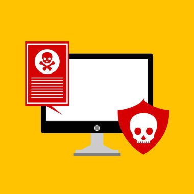 Hacker etkinlik bilgisayarı. Cep telefonu vektörü, zararlı yazılım konsepti, spam verisi, dolandırıcılık internet hatası, güvensiz bağlantı, çevrimiçi dolandırıcılık, virüs uyarısı