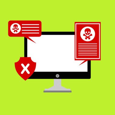 Hacker etkinlik bilgisayarı. Cep telefonu vektörü, zararlı yazılım konsepti, spam verisi, dolandırıcılık internet hatası, güvensiz bağlantı, çevrimiçi dolandırıcılık, virüs uyarısı