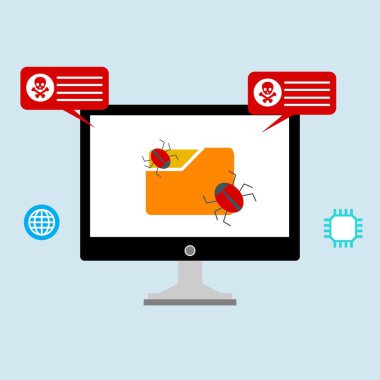 Hacker etkinlik bilgisayarı. Cep telefonu vektörü, zararlı yazılım konsepti, spam verisi, dolandırıcılık internet hatası, güvensiz bağlantı, çevrimiçi dolandırıcılık, virüs uyarısı