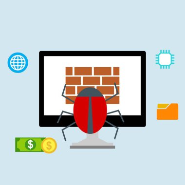 Hacker etkinlik bilgisayarı. Cep telefonu vektörü, zararlı yazılım konsepti, spam verisi, dolandırıcılık internet hatası, güvensiz bağlantı, çevrimiçi dolandırıcılık, virüs uyarısı